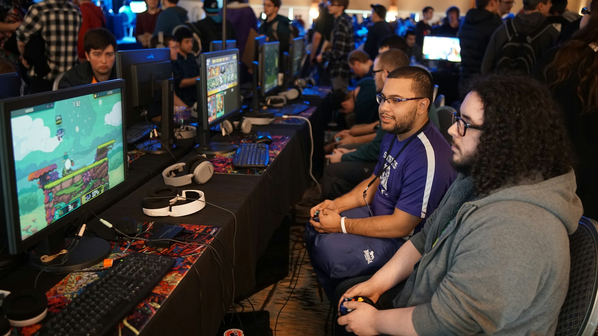 Players immersed in the free-roam VR arena at Mystic Treasure Kingdom